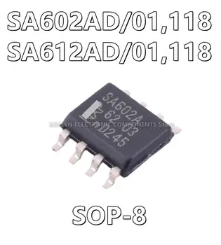 10Pcs/lot SA602AD/01 SA612AD/01 SA612A RF Mixer IC Celular, HF, UHF, VHF, Até Conversor de 500MHz 8-SOIC