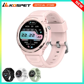 2023 KOSPET TANQUE S1 Smart Watch Para as Mulheres Ultra AOD AMOLED Relógios 5ATM Impermeável Chamada Bluetooth Fitness Digital Smartwatches