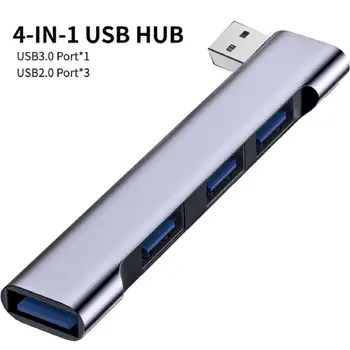 2023 Novo 4-EM-1 USB-C-HUB Universal Compacta Mini USB2.0/USB3.0 Docking Station para PD de Alta Velocidade Hub USB para Acessórios de Computador
