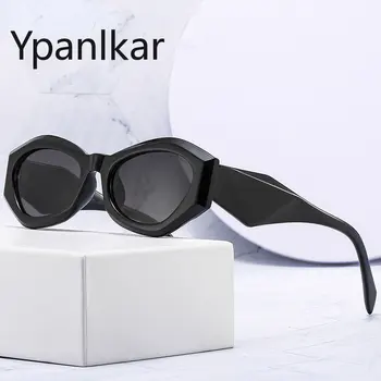 2023 Verão Senhoras Óculos De Sol De Marca De Luxo Designer Personalizado Poligonal Pequeno Quadro De Sol Ao Ar Livre Proteção De Mulheres De Óculos De Sol