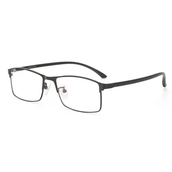 54mm 2023 Nova liga de titânio homem Praça Óculos de Armação de Óculos de grau Óptico de Óculos 8065