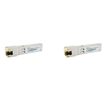 ABGZ-2X Gigabit RJ45 Módulo SFP portas 10/100/1000Mbps SFP RJ45 de Cobre Transceptor SFP Gigabit Ethernet Switch