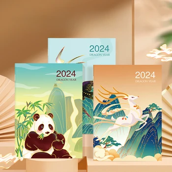 Agenda Doméstica Chaofeng Criatividade Cultural Panda Manual De Estilo Antigo Pouco Secretário De Eficiência Manual Tempo De Plano De Sketchbook