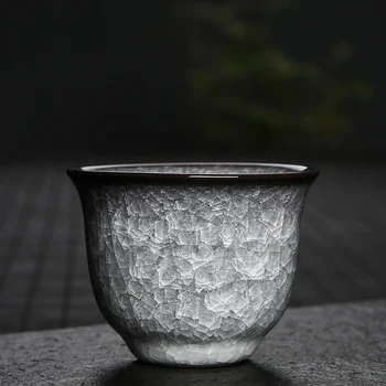 Alto grau de Longquan celadon mestre de gelo crack Master Cup único copo feminino masculino high-end de Kung Fu xícara de chá de chá