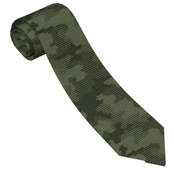 Camuflagem Gravatas Homens Mulheres Magras Poliéster 8 cm Clássico Laços de Pescoço para Homens Ternos de Negócios Acessórios