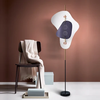 Criativo LED lâmpada de assoalho de arte, sala de estar branca lâmpada Nórdicos quarto moderno assoalho do DIODO emissor de moda iluminação decorativa