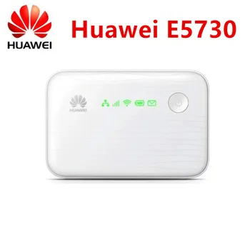 HUAWEI E5730S Mew Rei DC-HSPA+ 42Mbp Poder 5200mAh Banco 3G sem Fio de Linha Fixa, Duplo-Acesso Router wi-Fi Hotspot