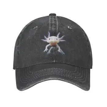 Legal Algodão Bonito Axolotl Boné De Beisebol Homens Mulheres Personalizado Ajustável Unisex Salamandra Animais Pai Chapéu Ao Ar Livre