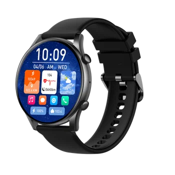MISTEP L52Pro Smart Watch Homens Mulheres Smartwatch BT Chamada Assistente de Voz Mensagem de Lembrete de Assistir Multipe os Modos de Desporto Inteligente Pulseira