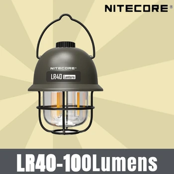 NITECORE LR40 Recarregável Lanterna de Campismo 100Lumens Lucrativo Lanterna de LED Para Iluminação Exterior