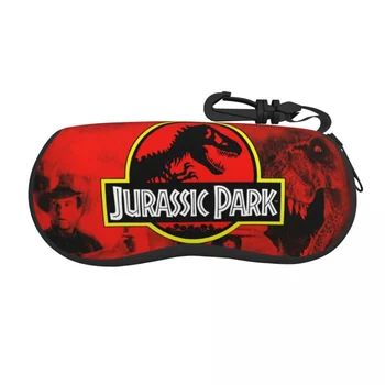 Personalizado Jurassic Park Óculos Caso Elegante Animal Antigo Shell De Óculos Caso De Óculos De Sol De Caixa