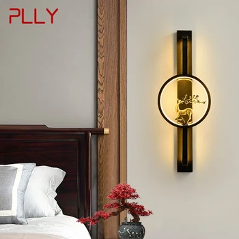 PLLY de Bronze da Lâmpada de Parede LED Luxo Moderno Candeeiro de Luz da Decoração de Interiores Domésticos Quarto de Cabeceira, Sala de estar, Corredor de Lightin