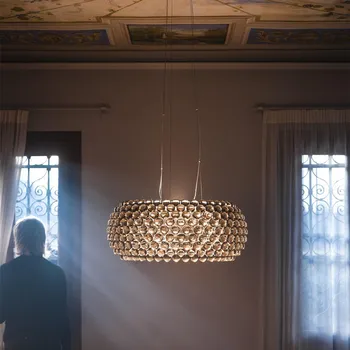 Royal Modernas de Acrílico Pingente Luzes Led de Brilho, lustre para Sala de estar Sala de Jantar Cozinha do Hotel Hall de Fixação Frete Grátis