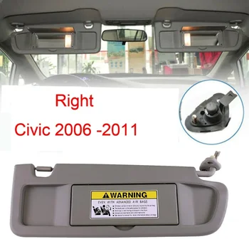 Viseira de Sol do carro para a Esquerda Direita para Honda Civic 2006 2007 2008 2009 2010 2011 83280-SNA-A01ZC 83230-SNA-A01ZE