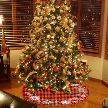 Árvore de natal Saia de Árvore de Natal Tapete de 35,4 polegadas Feliz Natal Decorações para a Casa de Ano Novo Enfeites de Natal de Presentes de Natal 2023