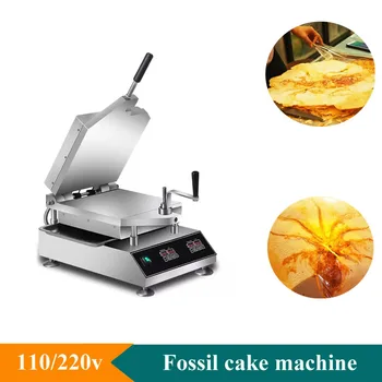 Óleo térmico, Pressionando a Máquina de Crepes de Marisco Pizza Maker Lula da Non-vara Fina de Bolo de Pressionar Máquina Fósseis Máquina de Bolo 110/220V